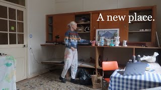 A day settling into my new Art studio - a fresh start