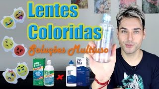 Cuidando das Lentes de Contato - Solução Multiuso | Novos Estojos na E-lens