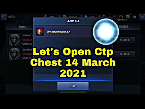 Let's Open Ctp Chest 14 March 2021 - Marvel Future Fight