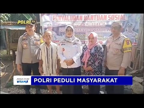 POLRESTA BANYUMAS SALURKAN BANTUAN KORBAN KEBAKARAN