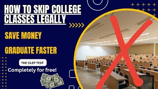 DON'T PAY FOR TUITION before watching this - CLEP Test for Free