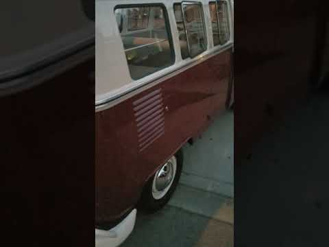 66 VW Deluxe bus walk thru socalbusbeauties