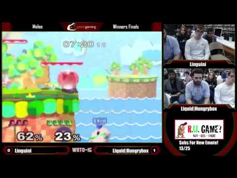 WATO-IG: Melee Singles Winners Finals - Liquid|Hungrybox [Jiggs] vs Linguini [Ganon/Fox]