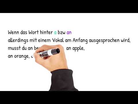 a oder an - einfach erklärt