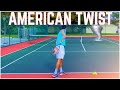 American Twist Tennis Serve | How it Compares to the Kick (Topspin)