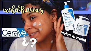 CERAVE CREMA HIDRATANTE vs CERAVE LOCIÓN HIDRATANTE  | Comparación ¿Cual es mejor