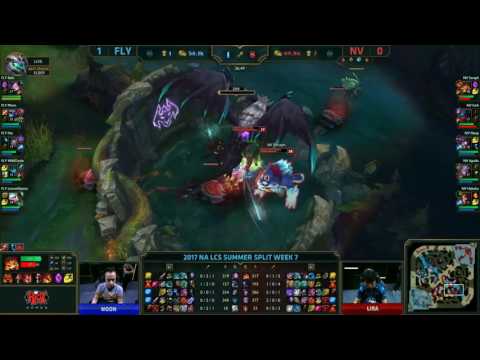 NV vs FLY Highlights Game 2 NA LCS Summer 2017 EnvyUs vs FlyQuest by Onivia