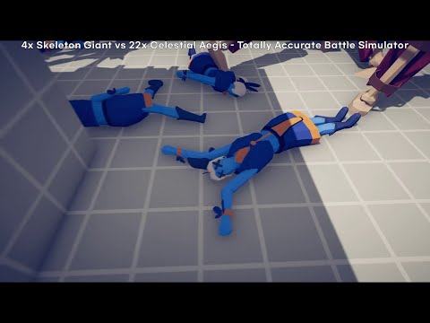 4x Skeleton Giant vs Every Units or Gods - Totally Accurate Battle Simulator