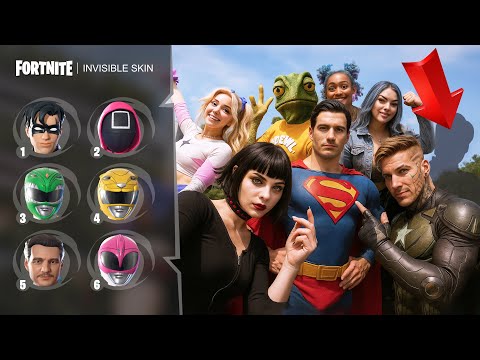 GUESS THE INVISIBLE SKIN - 12 TESTS - FORTNITE CHALLENGE - #3 | tusadivi