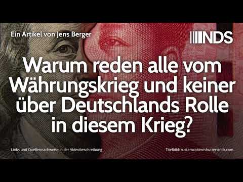 Warum reden alle vom Währungskrieg und keiner über Deutschlands Rolle in diesem Krieg?