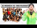 20 WOMEN VS 1 RAPPER 1900 RUGRAT