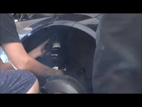2008 Mercedes c300  strut/shock assembly replacement