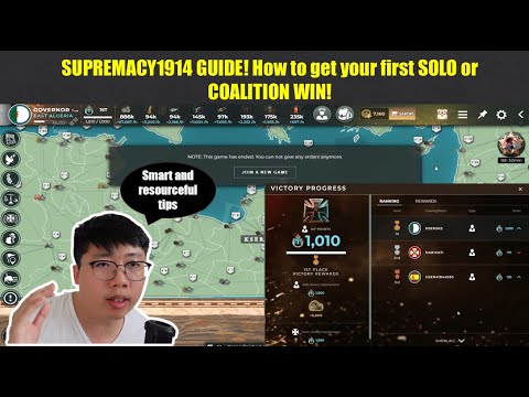 Supremacy1914 tips and guide to WINNING! (SOLO/COALITION WIN)