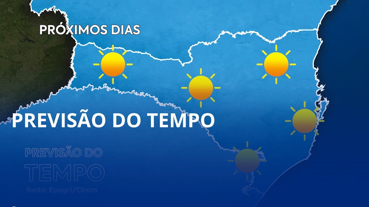 Tem chuva mais volumosa prevista para o sul do país nessa semana, mas ela não chega à SC