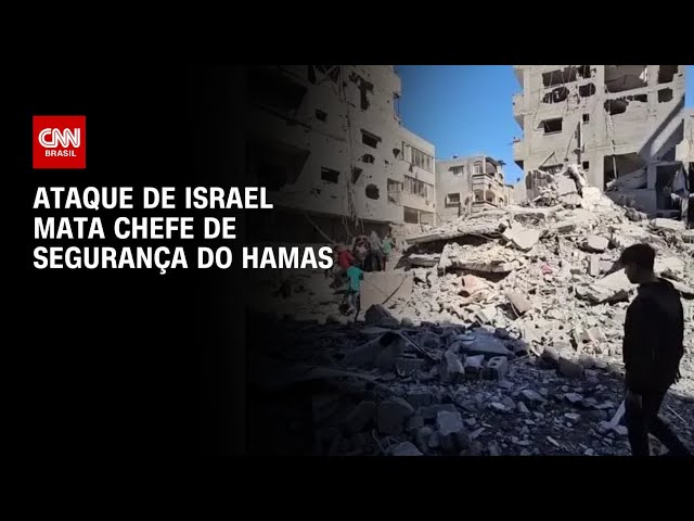 Ataque de Israel mata chefe de segurança do Hamas | LIVE CNN