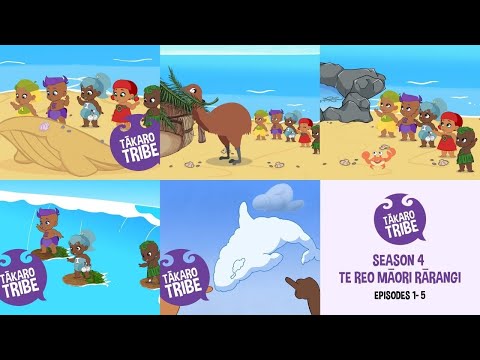 1-5 Rārangi | Tākaro Tribe Season 4 | Te Reo Māori | Learn Te Reo Māori | Kids Cartoon