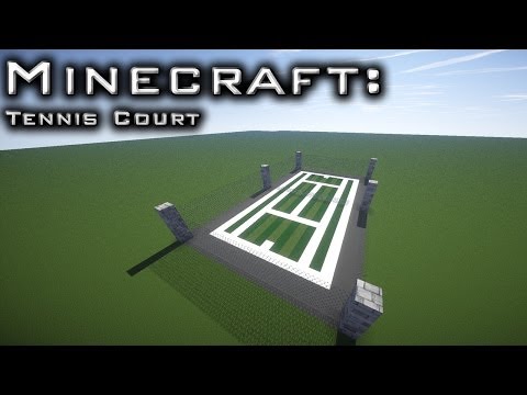 Minecraft: Tennis Court Tutorial