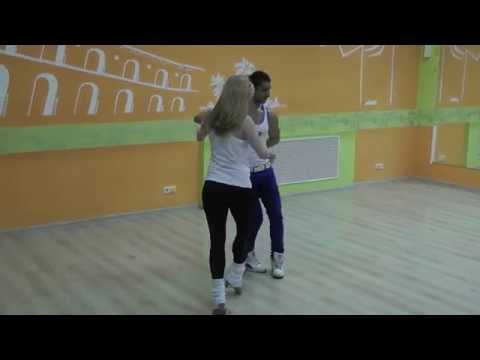 Zouk Class 19.04.14 at Brazuka Dance School - Wakko, Nastya