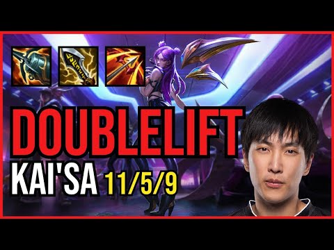DOUBLELIFT - KAI'SA vs. SAMIRA ADC | NA GRANDMASTER | PATCH 10.25