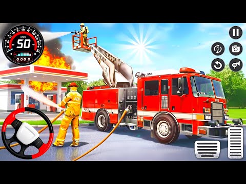 US Fire Truck 911 Mega City Rescue Simulator Real Emergency Missions 2026 🚨🚒 (Android Gameplay)