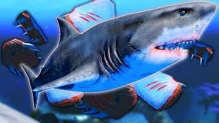 Feed and Grow Fish - NEW PLAY AS THE KING GREAT WHITE SHARK, REAL MEANING OF OVERPOWERED - Gameplay