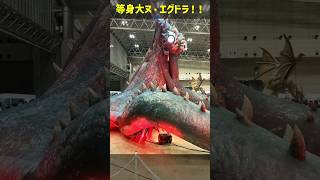 語彙力が消失する驚異の大きさ！等身大ヌ・エグドラ in モンハンフェスタ2026 #MHwilds #モンハンワイルズ　#vlog