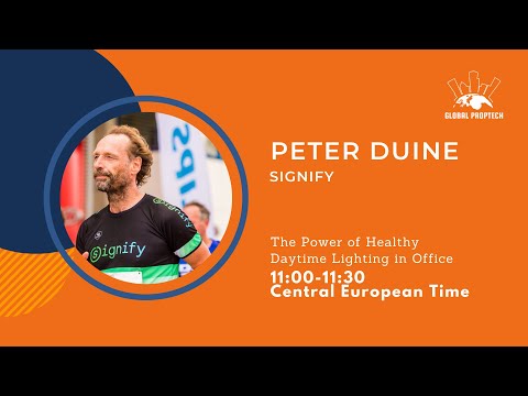 Global PropTech Online #16 I Peter Duine from Signify