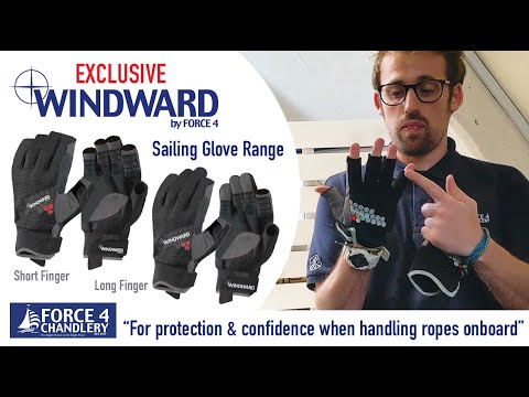 Windward Sailing Deck Hand Gloves - Features & Review of best long fingered & short fingered styles