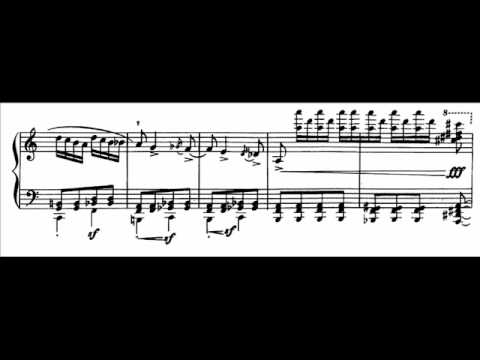 Hamelin plays Prokofiev - Sarcasm, op. 17 No. 1 Audio + Sheet music