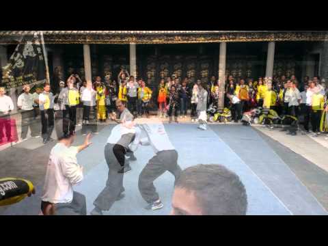 China demonstrations Kungfu