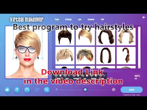 Test hairstyles on my face free - see and download