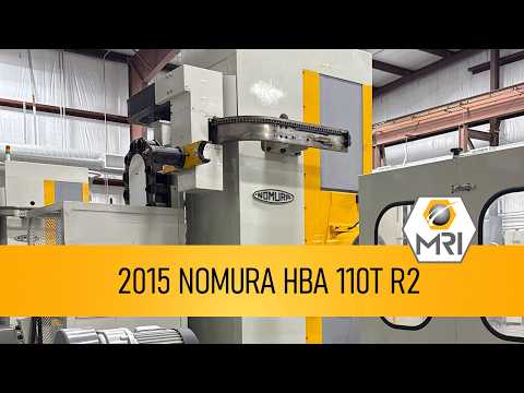 2015 NOMURA HBA 110T-R2 BORING MILLS, HORIZONTAL, TABLE TYPE | Machinery Resources International (1)