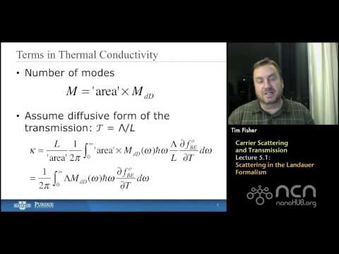 nanoHUB-U Thermal Energy at the Nanoscale L5.1: Carrier Scattering - Scattering Analysis