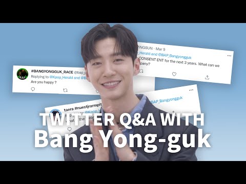 Twitter Q&A with Bang Yong-guk