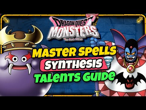 Best Master Spells Talent Synthesis Guide - Dragon Quest Monsters The Dark Prince ( DQM3 )