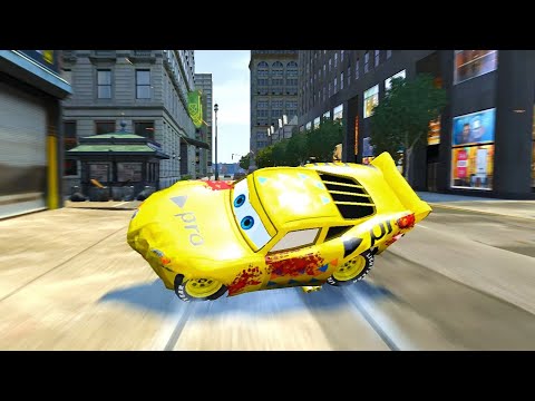 Lightning McQueen Pro Crash Testing Ep. 7 GTA IV Car Crashes