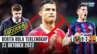 Gerrard Resmi Dipecat Aston Villa 😱 MU Resmi Sanksi Ronaldo 😱 Lewandowski Cetak Brace - Berita Bola