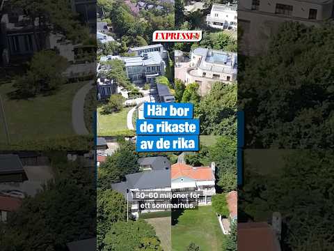 Lyxhusen i det svenska sommarparadiset