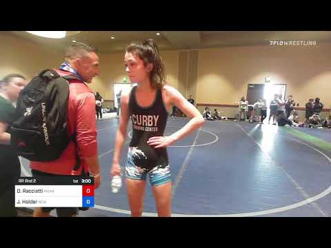 152 Kg Rr Rnd 2 - Damiana Racciatti, Mohawk Valley Wrestling Club Vs Jodi Holder, New Jersey 371c