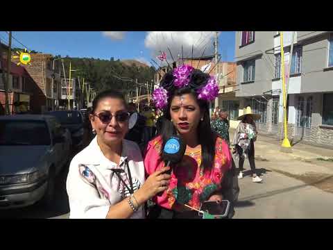 Magazín Feliz Día Boyacá presente en el lanzamiento del Dia mundial de la Ruana, en Nobsa Boyacá
