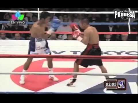 Roman Gonzalez (Nic) vs Yutaka Niida (Jap) fight - part 2/2