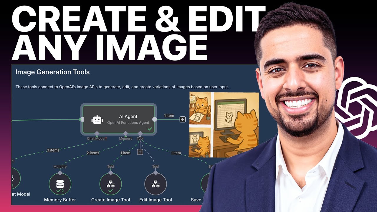 This n8n Agent Creates & Edits Images with OpenAI’s New Image API