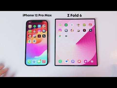 iPhone 12 Pro Max Vs Z Fold 6 – SPEED TEST