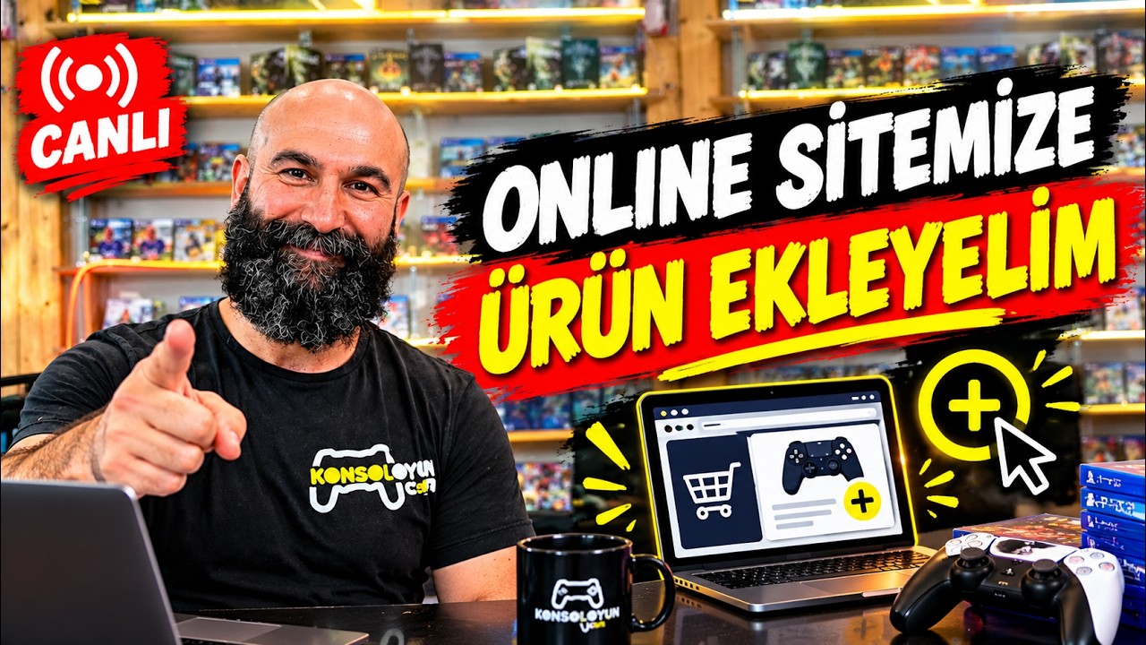 Konsol Oyun Web Sitemize İkinci el PS4 Ürün Ekleyelim [NPC Esnaf🔴]