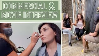 Commercial + Movie Interview | Vlog video