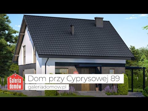 Projekt domu przy Cyprysowej 89 - GaleriaDomow.pl