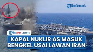 Kapal Induk Nuklir AS Rusak Parah Usai Perang Iran, Kini Masuk Bengkel, Tak Bisa Beroperasi 14 Bulan