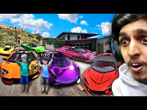 GTA 5 RP : Collecting Multi-Billionaire Supercars with TOM's !!