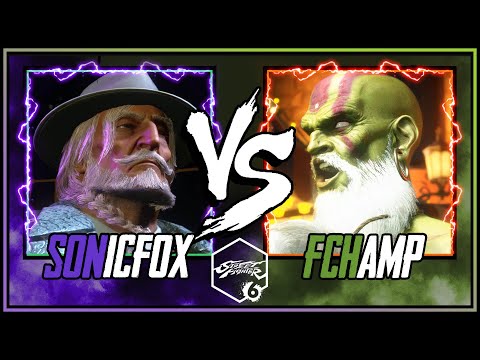 SF6 ➣ SONICFOX ( JP ) VS FCHAMP ( DHALSIM ) 4K ACTION