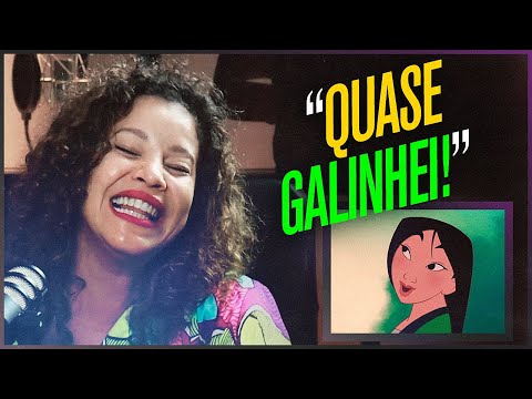 DUBLADORA DA MULAN canta música em que dublou no filme